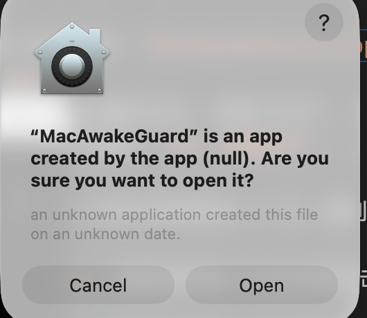 macOS 13 旧版 (null) 警告